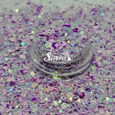 Grape Yogurt Iridescent Chunky Glitter - Purple Glitter